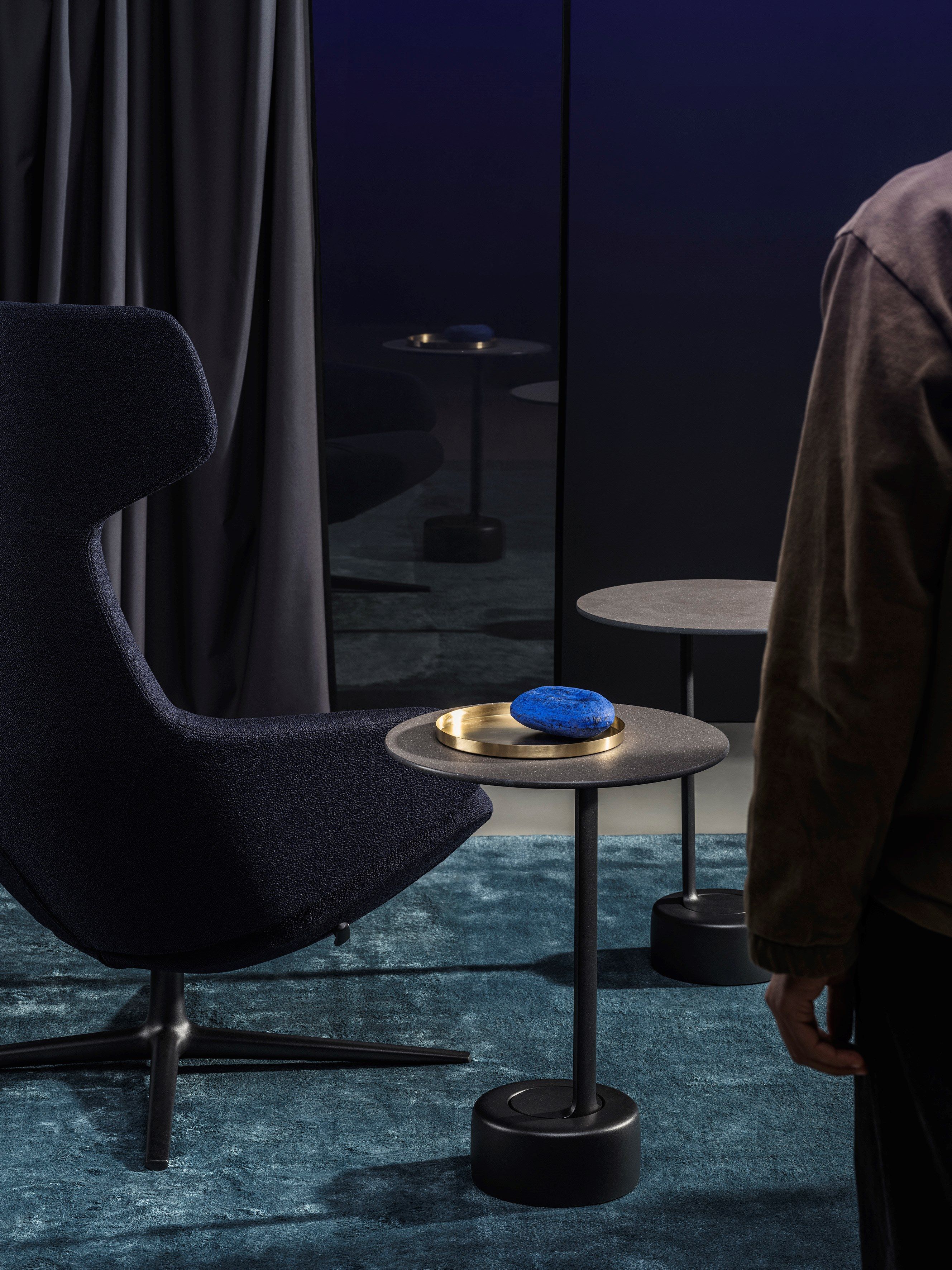 Круглый журнальный столик из керамогранита Arper Oell ARCH-00033355 - Вид №7