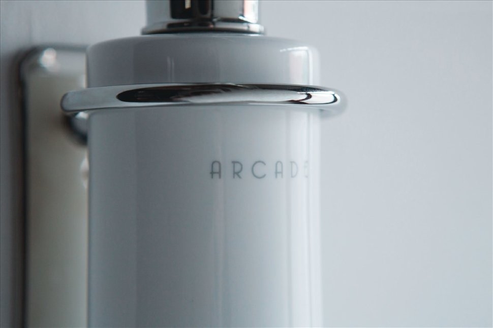 Дозатор керамический для жидкого мыла, НИКЕЛЬ [ARCA19 NKL] Arcade Burlington ARCA19 NKL - Вид №3