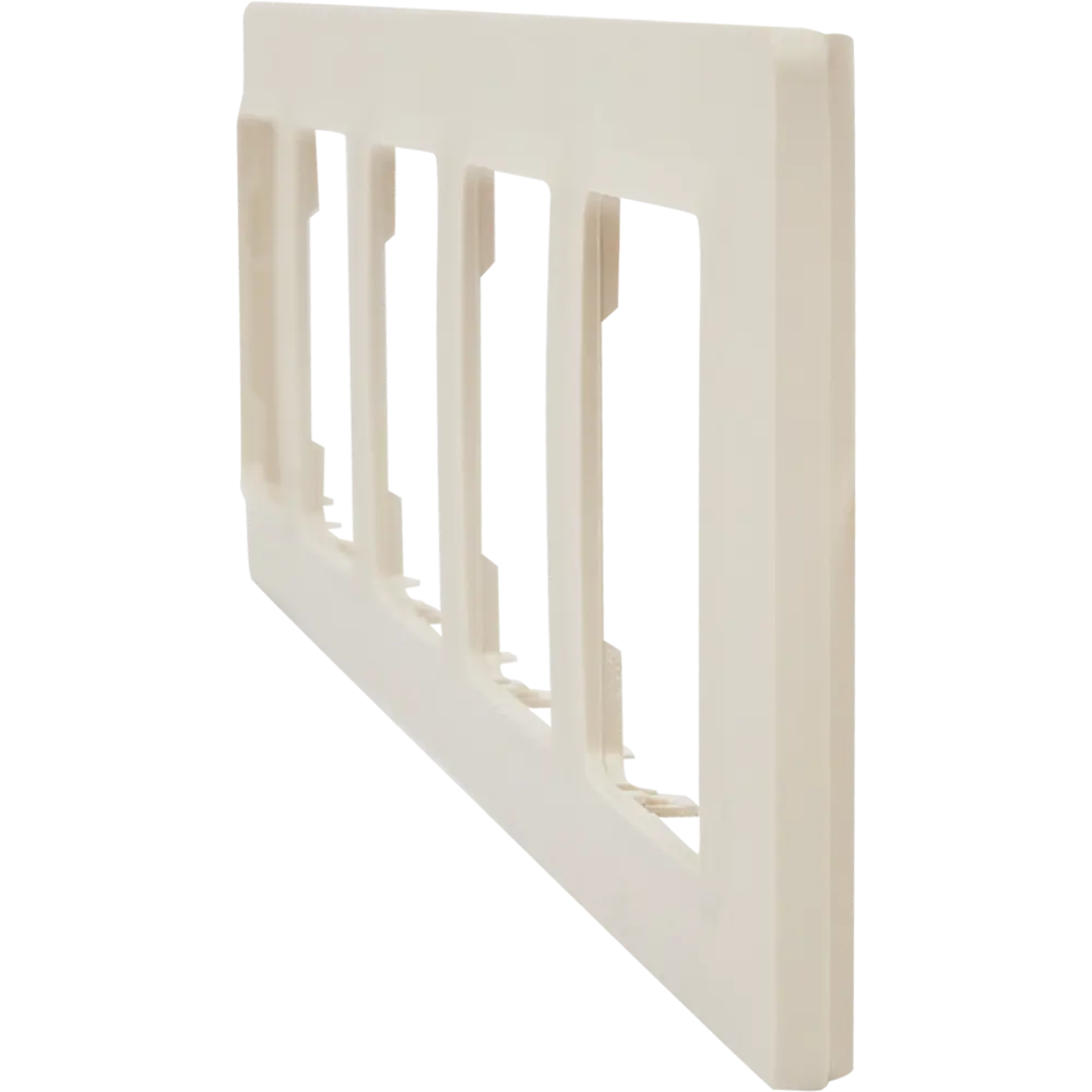 LEXMAN LILIAN: Универсальная рамка для розеток 5-постов, цвет слоновая кость 86761668 STLM-0071380 - Вид №2