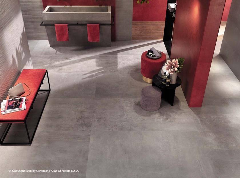 Atlas Concorde Пол из керамогранита под бетон Boost sun-id-1460894 - Вид №8