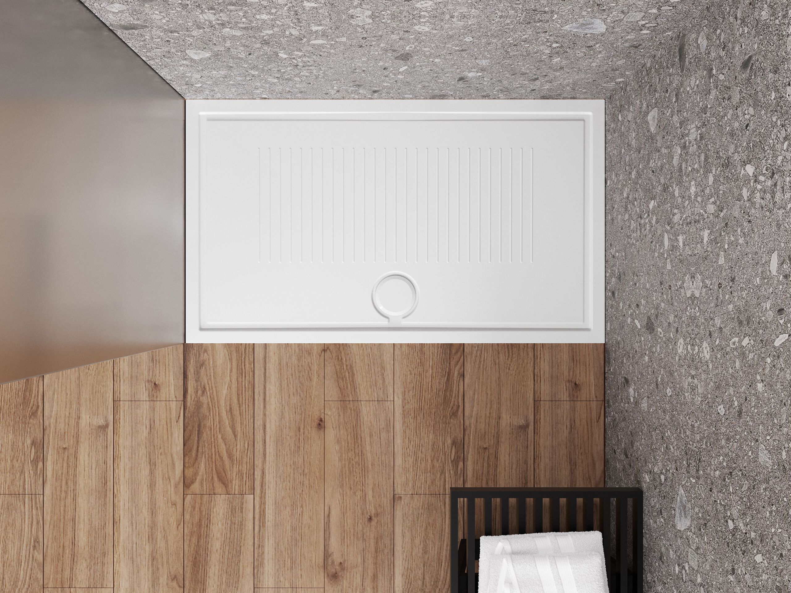 Нескользящий прямоугольный поддон для душа CERAMICA CATALANO H3 ARCH-00140330 - Вид №7