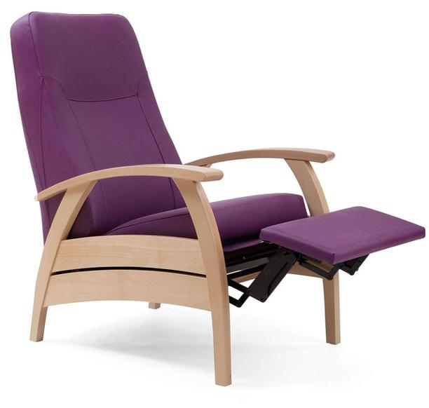 PIAVAL Кресло Recliner из ткани с подлокотниками Relax bed | health & care 24-63/1l - Вид №1