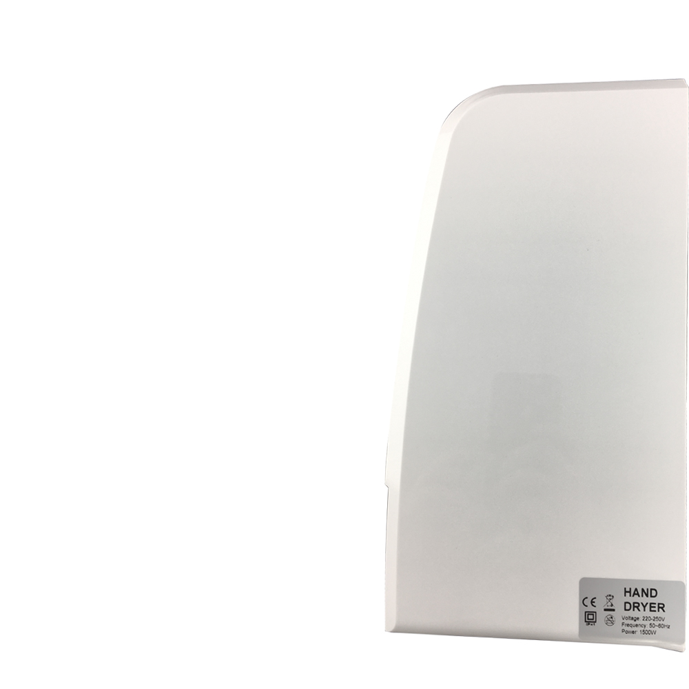 GFmark - Сушилка для рук, корпус пластик АБС, белая, квадратная 1500W, код: 6908  - Вид №3