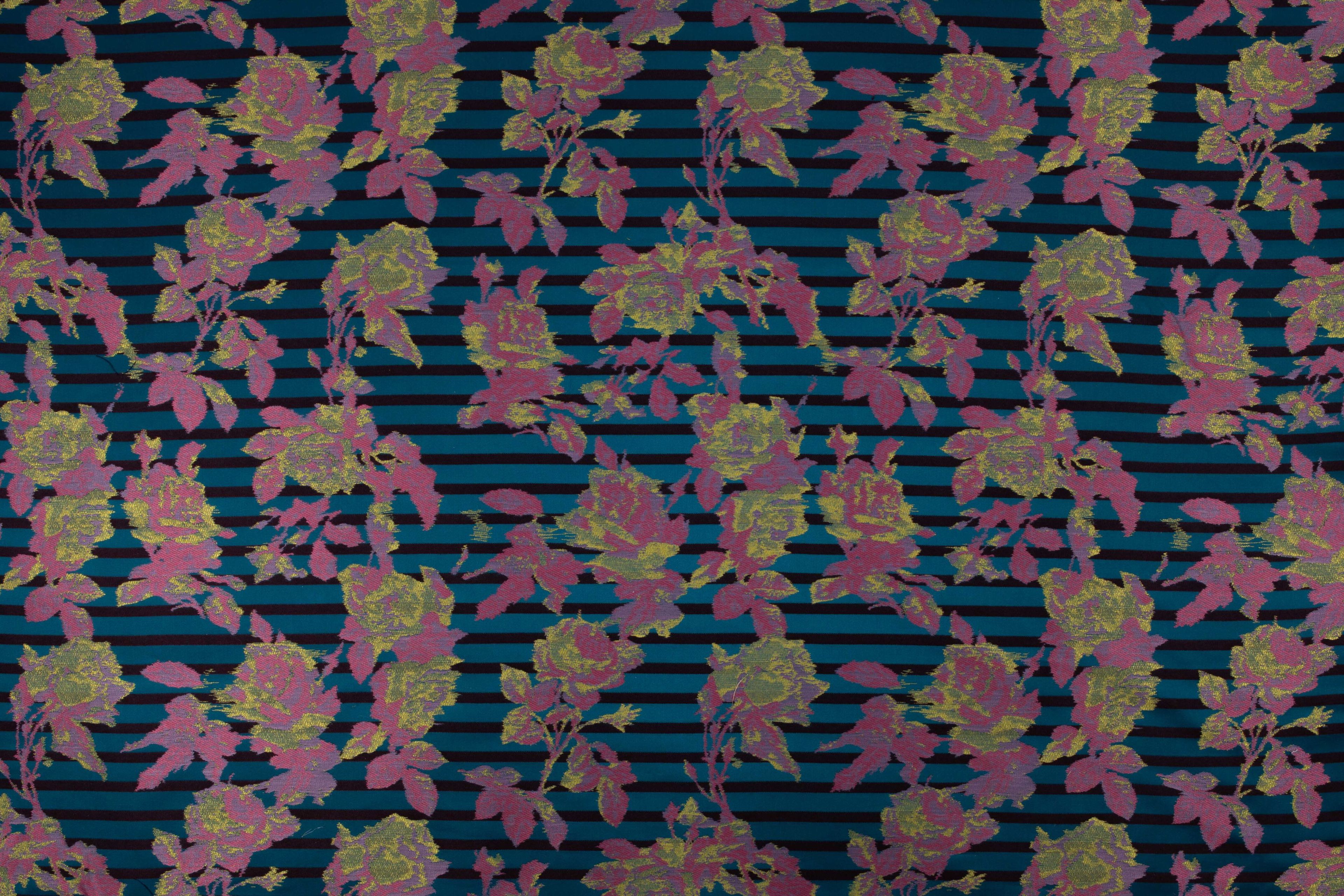 Жаккардовая ткань в полоску из вискозы LELIEVRE Jean Paul Gaultier - La Croisière s'amuse ARCH-00055596 - Вид №2