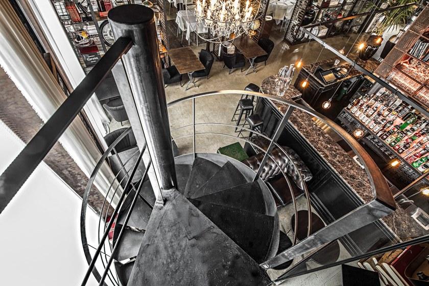 Officine Sandrini Винтовая лестница из крашеного металла sun-id-1392442 - Вид №5