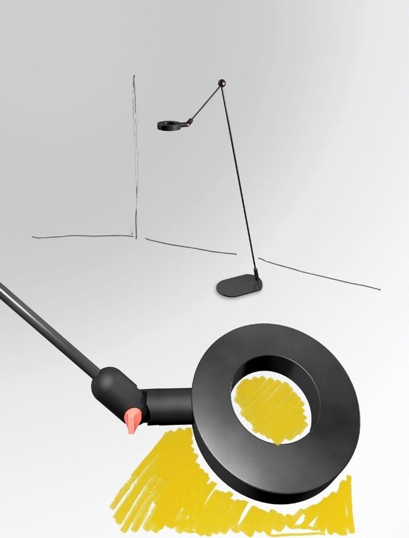 Martinelli Luce Настольная светодиодная лампа из алюминия с гибким кронштейном L'amica 736/l/ - Вид №12