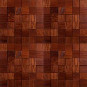 Мозаика и 3D панели из дерева Da Vinci Мозаика 3Д (4/6/8 мм пиксель 30x30 квадрат) Термо 088 Термоясень Селект 3д (мозаика панели), гладкая (3Д (мозаика панели), Гладкая) 324х324 мм.