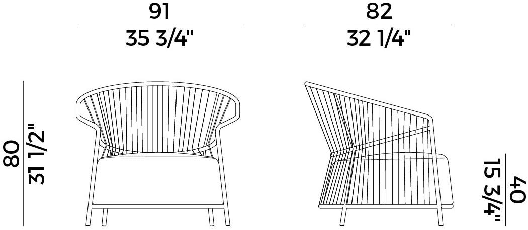 Potocco Веревочный садовый салон Ola 923/pl - Вид №6