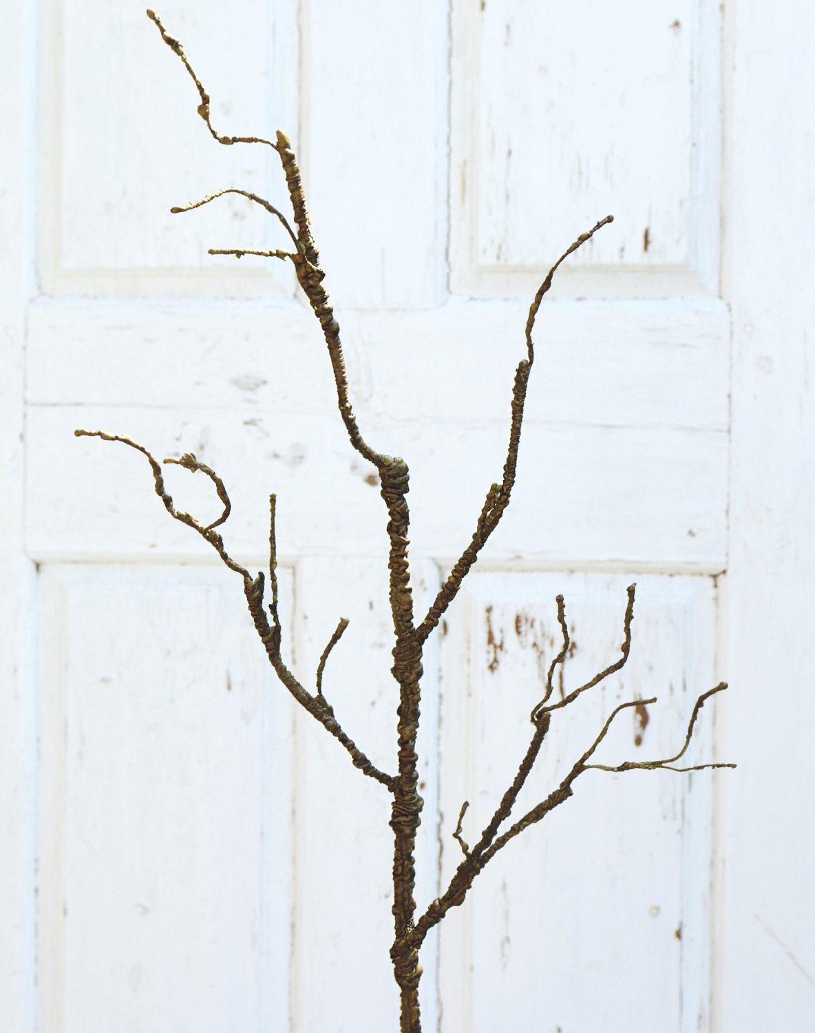 3399 666 a3 Искусственная декоративная веточка, 110 см, коричневая H-andreas  - Вид №1