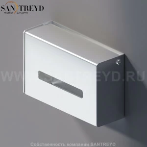 Agape MACH 2 Коробка для салфеток хромированный сатин AMC20937SP
