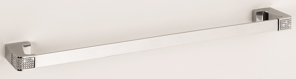 H9000/60CRС Sanibano Diamond, полотенцедержатель, длина 66 см, цвет хром-кристаллы Swarovski crystal