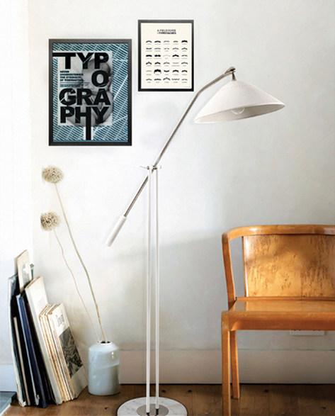 Delightfull Торшер из хромированного металла с регулируемым прямым светом sun-id-1482775 - Вид №1