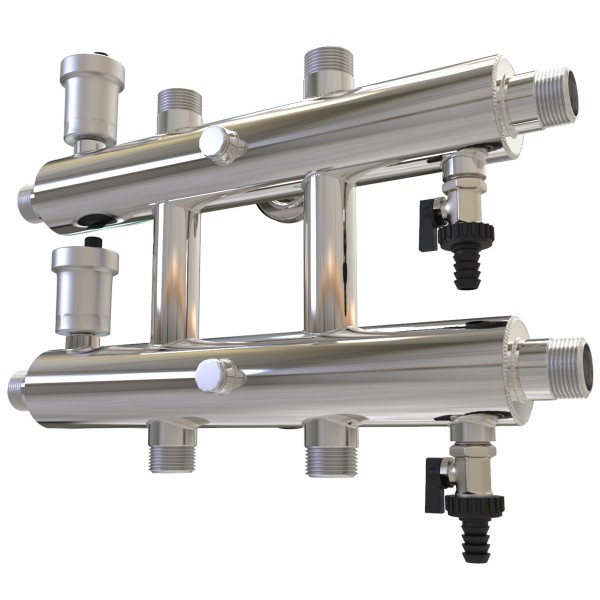 Купить Распределительный коллектор 60 кВт, 3 контура Прокситерм GK253 - Вид №2