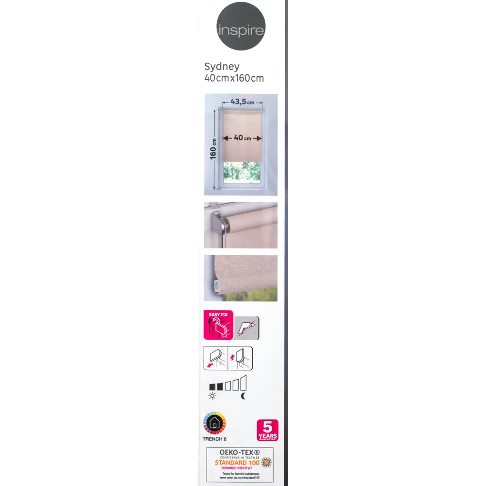 Рулонная штора Inspire Sydney Trench 6 - элегантная защита от солнца 82692305 STLM-0034230 - Вид №5