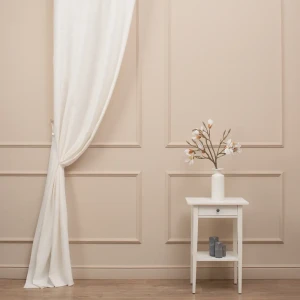 Ткань 1 п/м рогожка Wale 330 см 400 г/м² цвет молочный