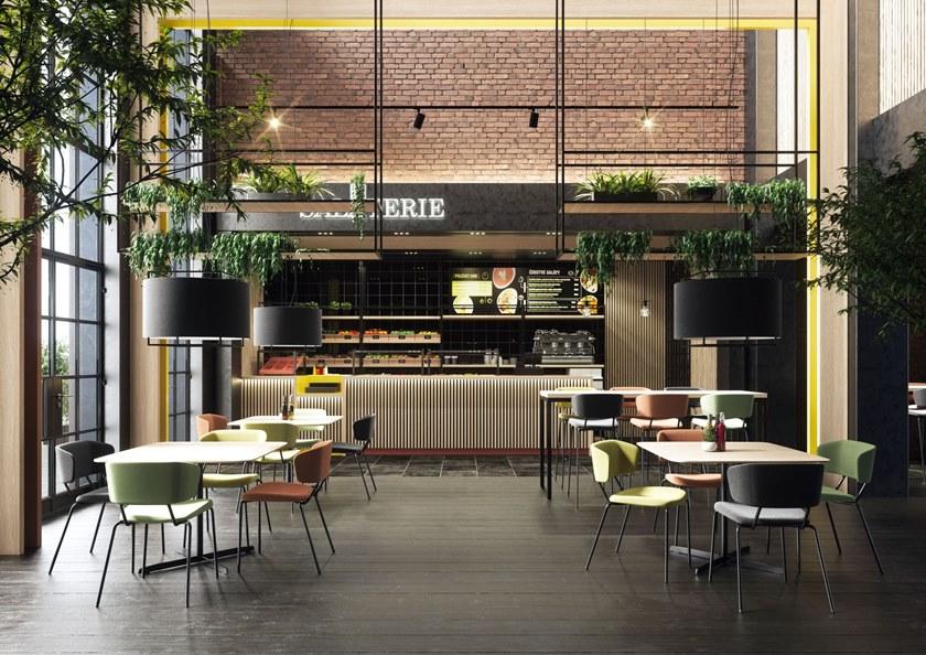 LD Seating Стул из ткани с открытой спинкой Flexi chair Flexi 125-n1 - Вид №4