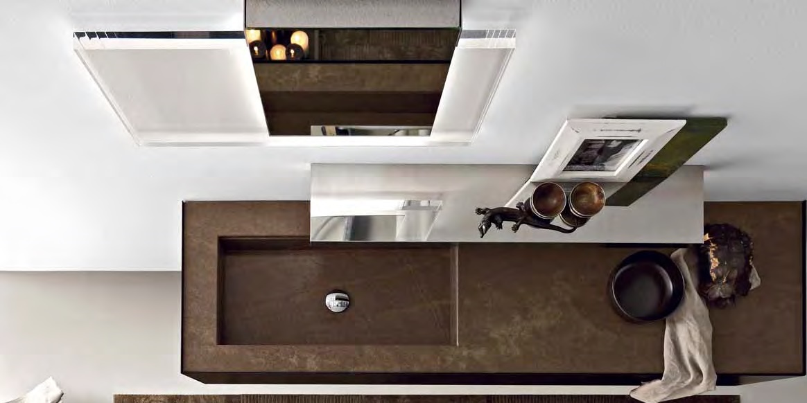 Toscoquattro Зеркало с внутр. подсветкой и вставкой из оргстекла Specchiere правое 09PA1LLDX - Вид №5