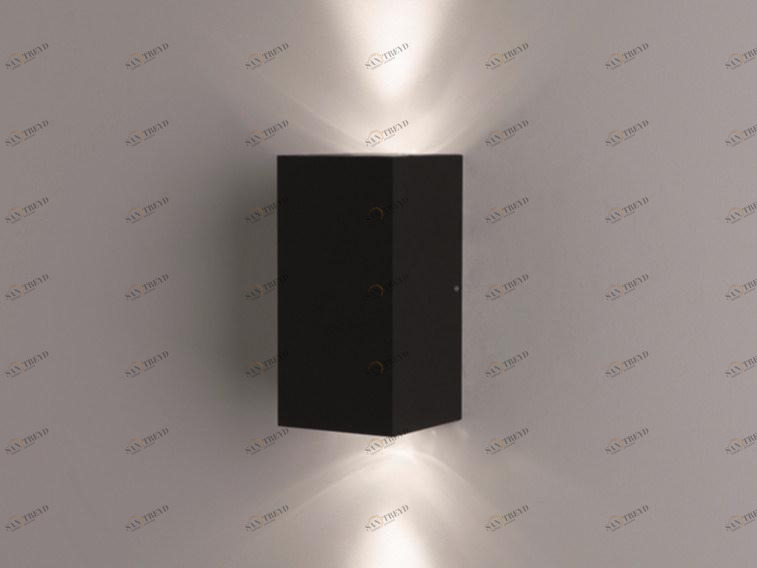 Terzo Light Настенный светильник прямого и отраженного света из алюминия  C147.ec 