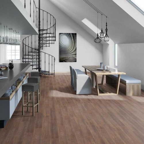 Виниловый ламинат Tarkett Lounge Buddha Дуб с брашью (Текстурированная) 914,4х152,4/101,6 мм 1000901218 - Вид №2