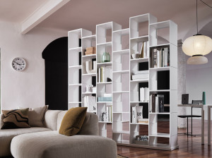 Самонесущая модульная железная Книжная полка