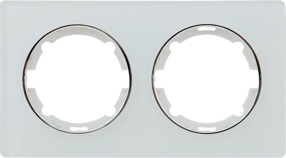 ONEKEYELECTRO - Двойная стеклянная рамка для розеток и выключателей в современном стиле 82838522