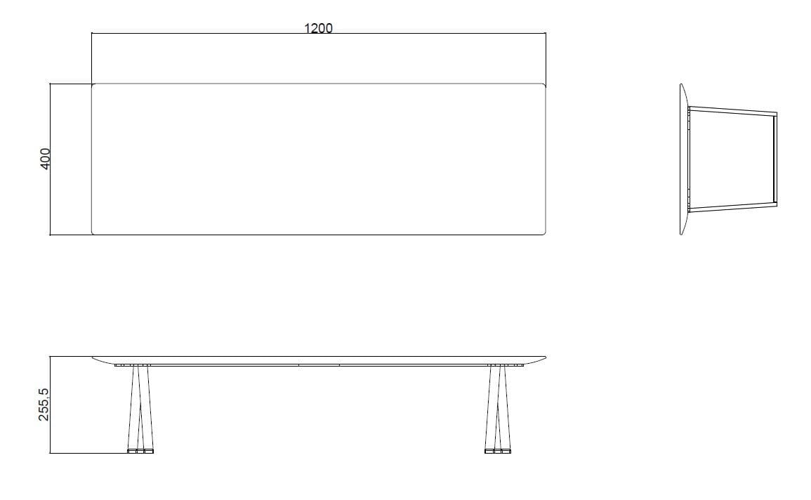 Прямоугольный мраморный журнальный столик Salvatori Dritto ARCH-00030627 - Вид №5