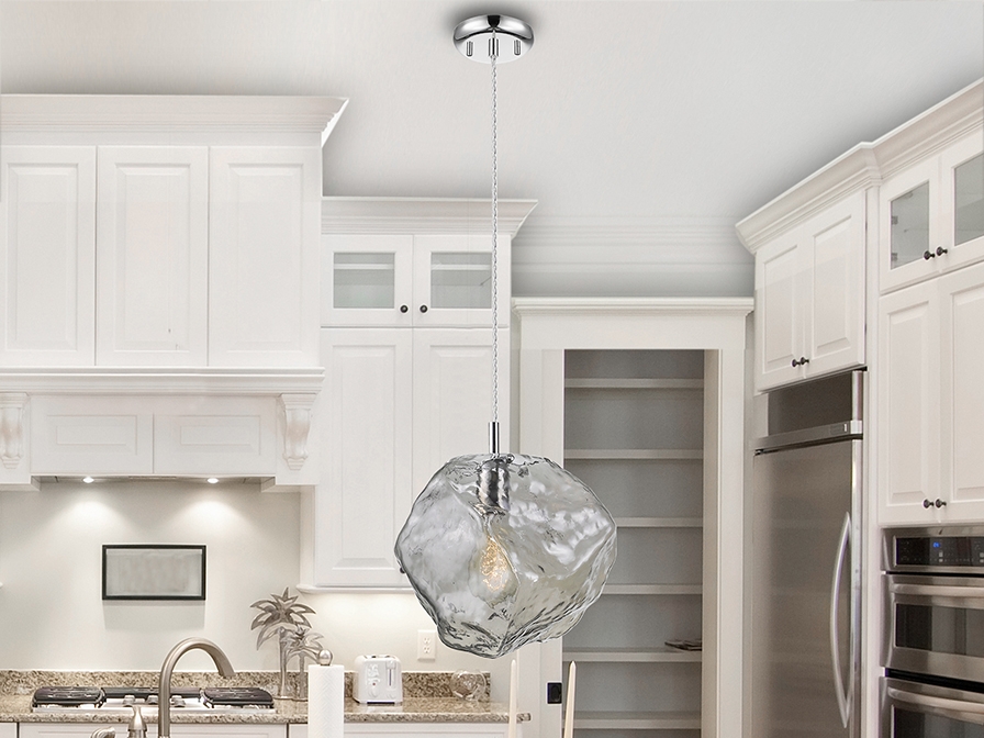 086413 Подвесной светильник Ø27 1L E27 хром Schuller Petra - Вид №1