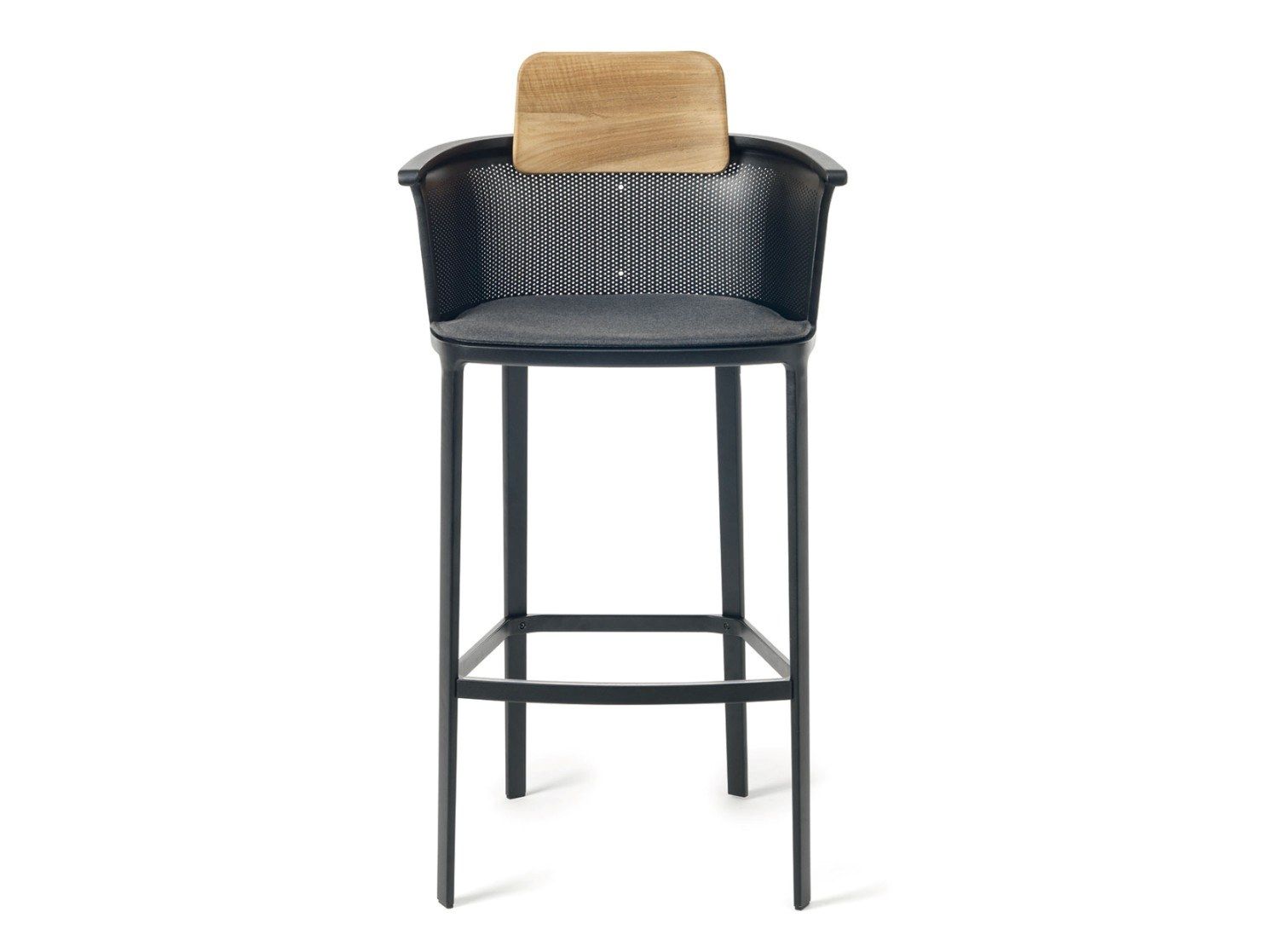 Алюминиевый высокий садовый стул Ethimo Nicolette ARCH-00120359 - Вид №3