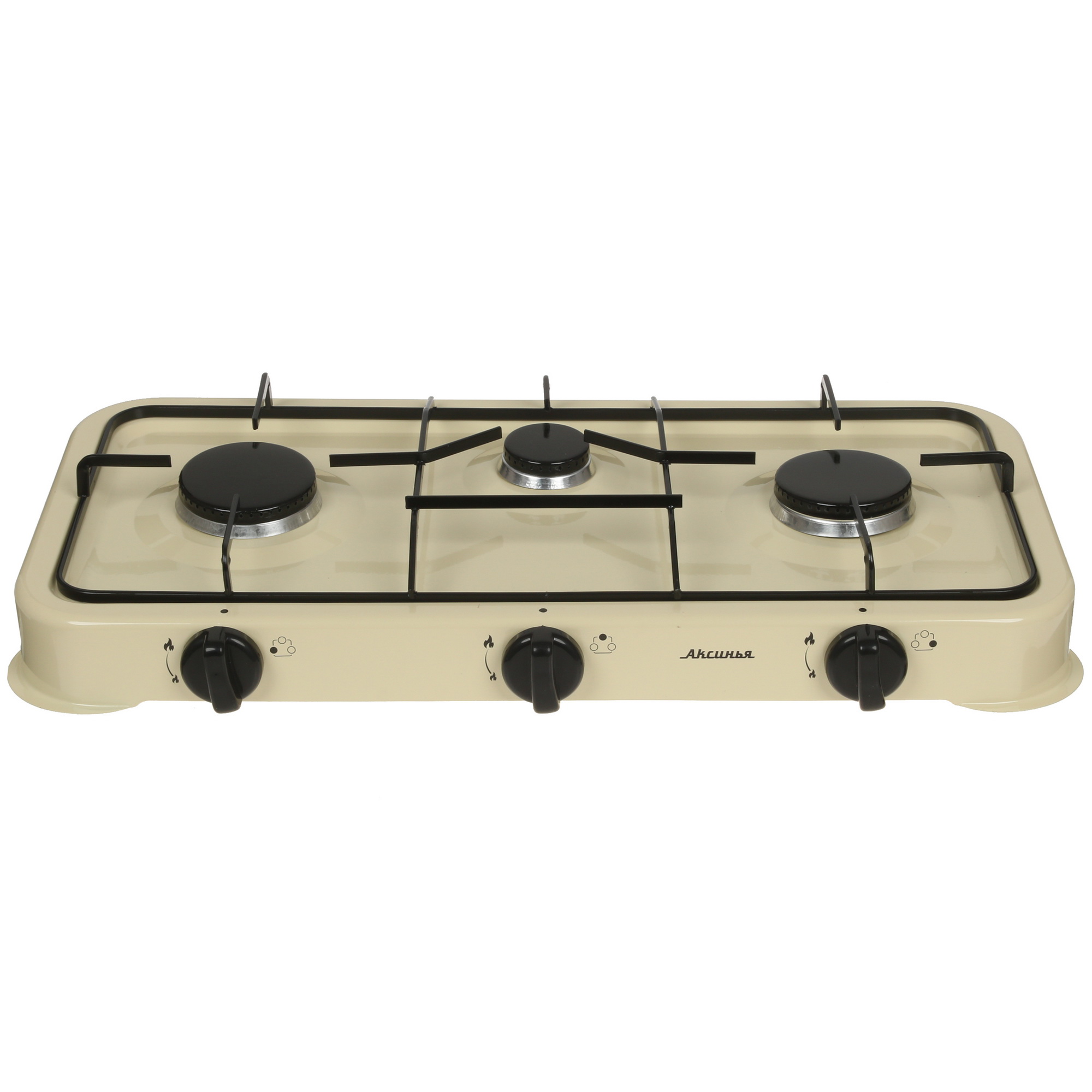 5349433 Газовая плитка АКСИНЬЯ КС-107 бежевый STDN-0149904 - Вид №1