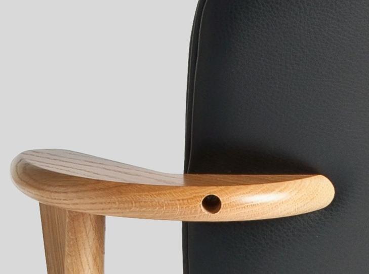 Artek Деревянный стул с подлокотниками Domus sun-id-1467882 - Вид №7