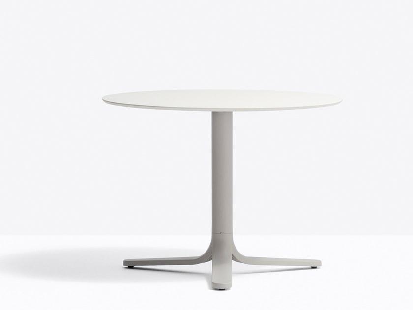 Pedrali Круглый алюминиевый журнальный столик по контракту Fluxo sun-id-1404625 - Вид №1