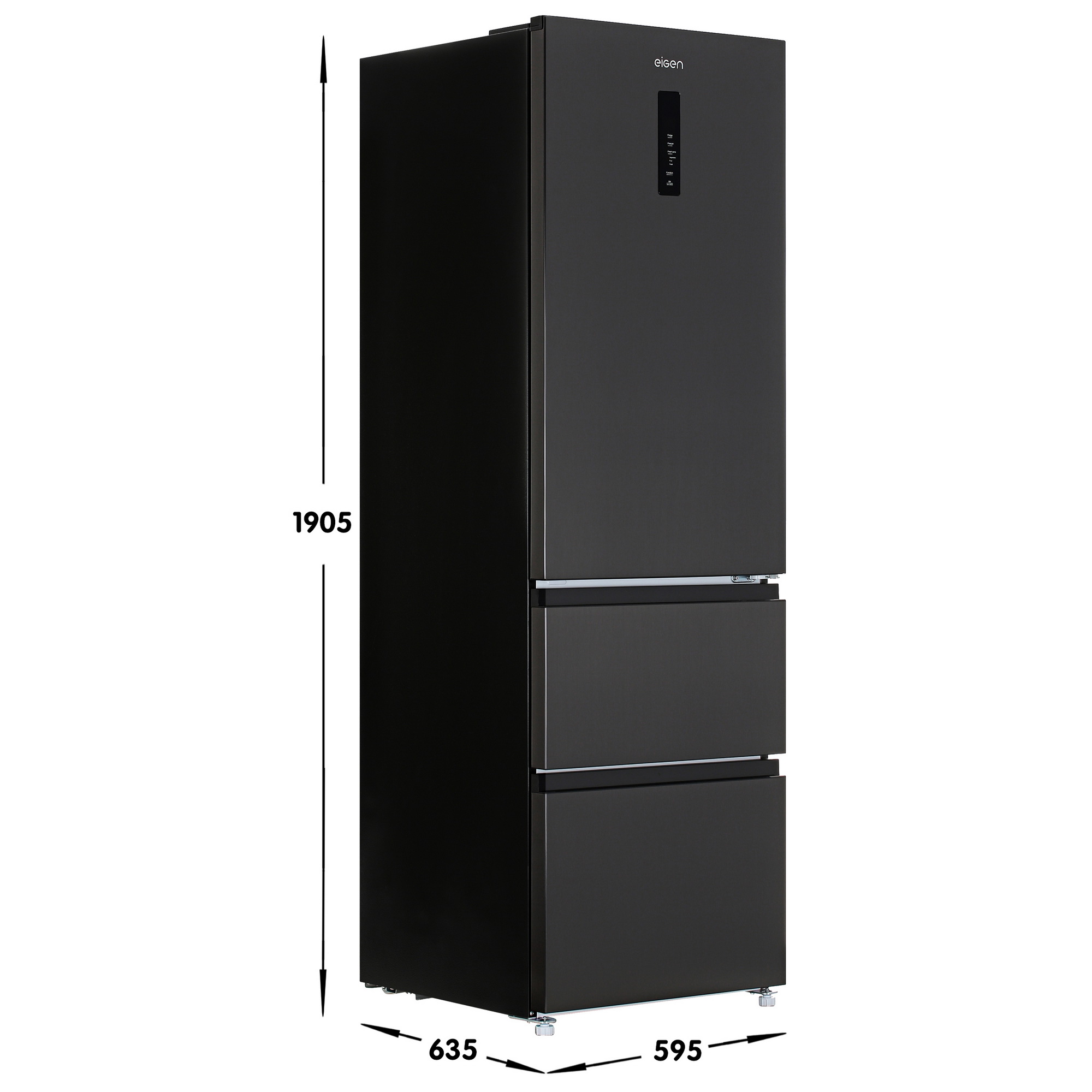 5078102 Холодильник многодверный   Eigen Stark-RF31 черный STDN-0083326 - Вид №6