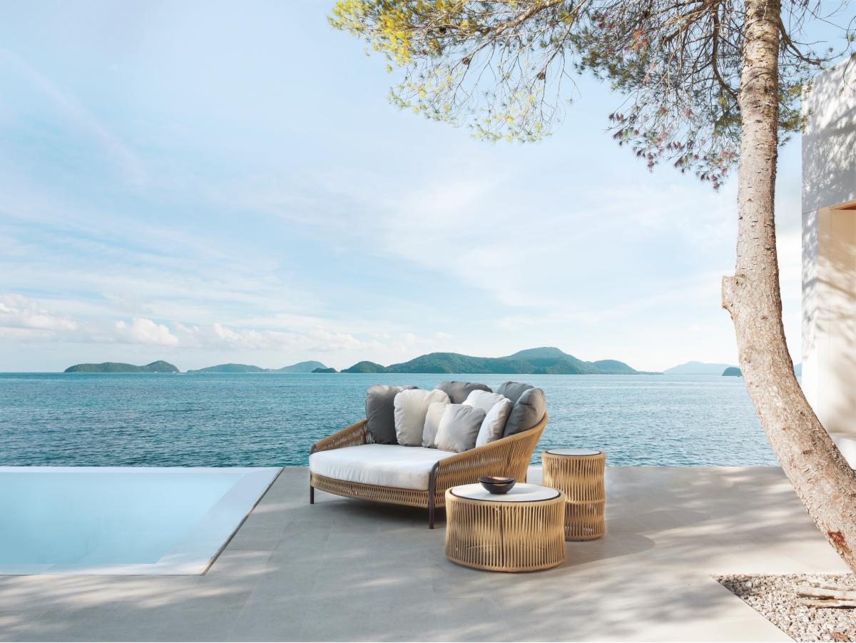 107191 Кровать lounge Point Weave POINT1920 