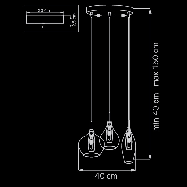 Подвесная люстра Lightstar Pentola 803050 LIGHTSTAR ДИЗАЙНЕРСКИЕ, PENTOLA 056297 Белый  - Вид №1