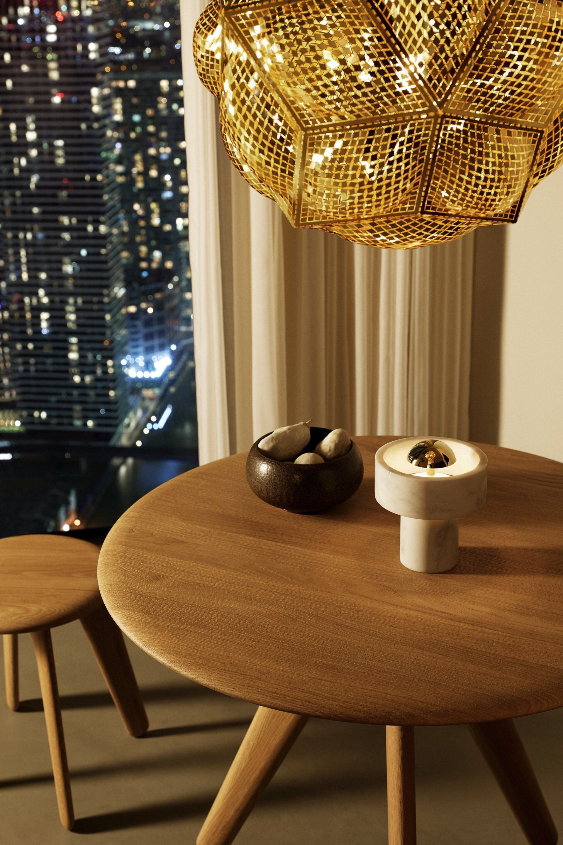 Мраморная светодиодная настольная лампа In Stock Tom Dixon ARCH-00028871 - Вид №7