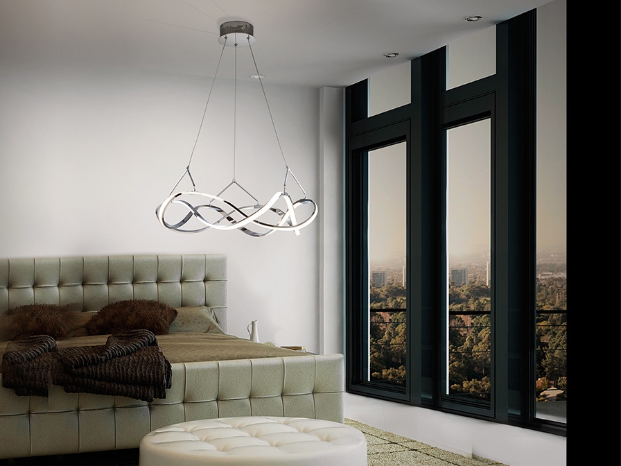 109055 Подвесной светильник 53Ø хром DIM Schuller Molly - Вид №2