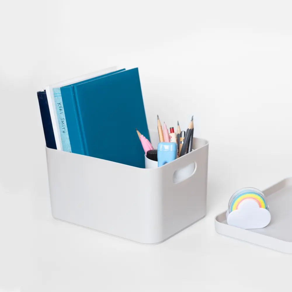 Органайзер для хранения 22.8x15.9x13.8 см полипропилен платина BEROSSI STLM-2129835 - Вид №5