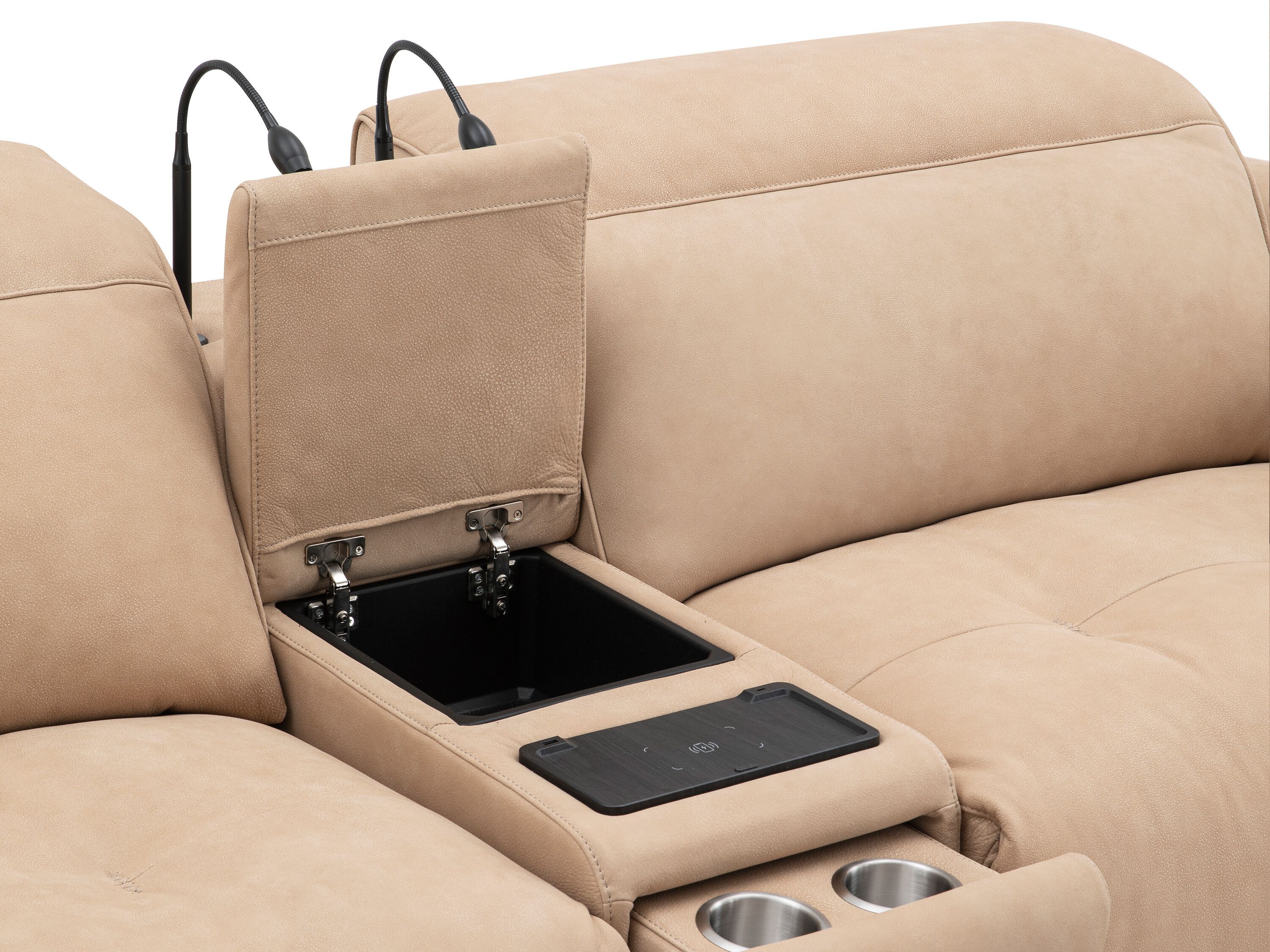 Кожаный угловой диван с электроприводом CAMPO DE' FIORI BLOOM ARCH-00109773 - Вид №15