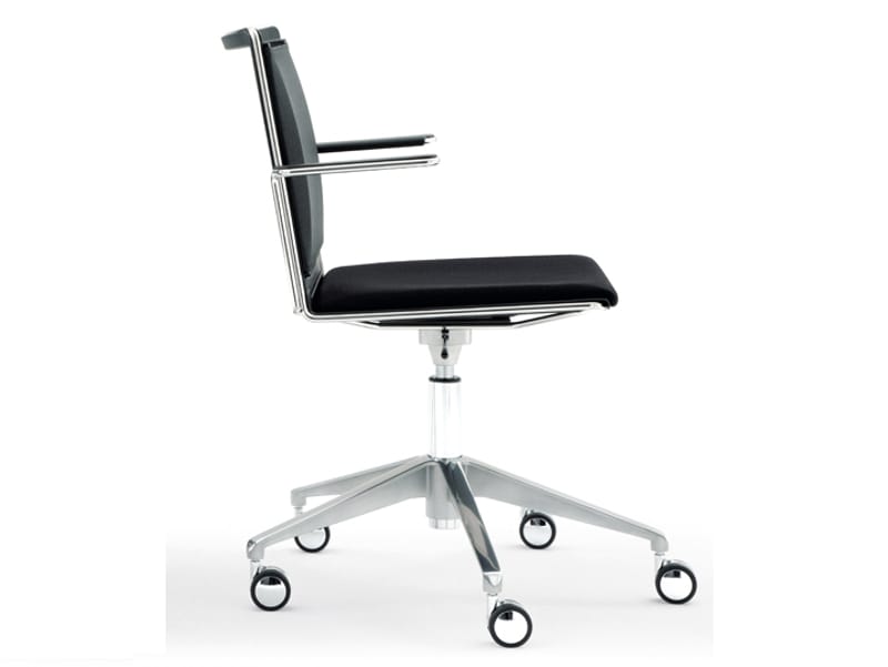 Офисное кресло с регулируемой высотой и колесами с 5 спицами Diemmebi S'mesh ARCH-00071326