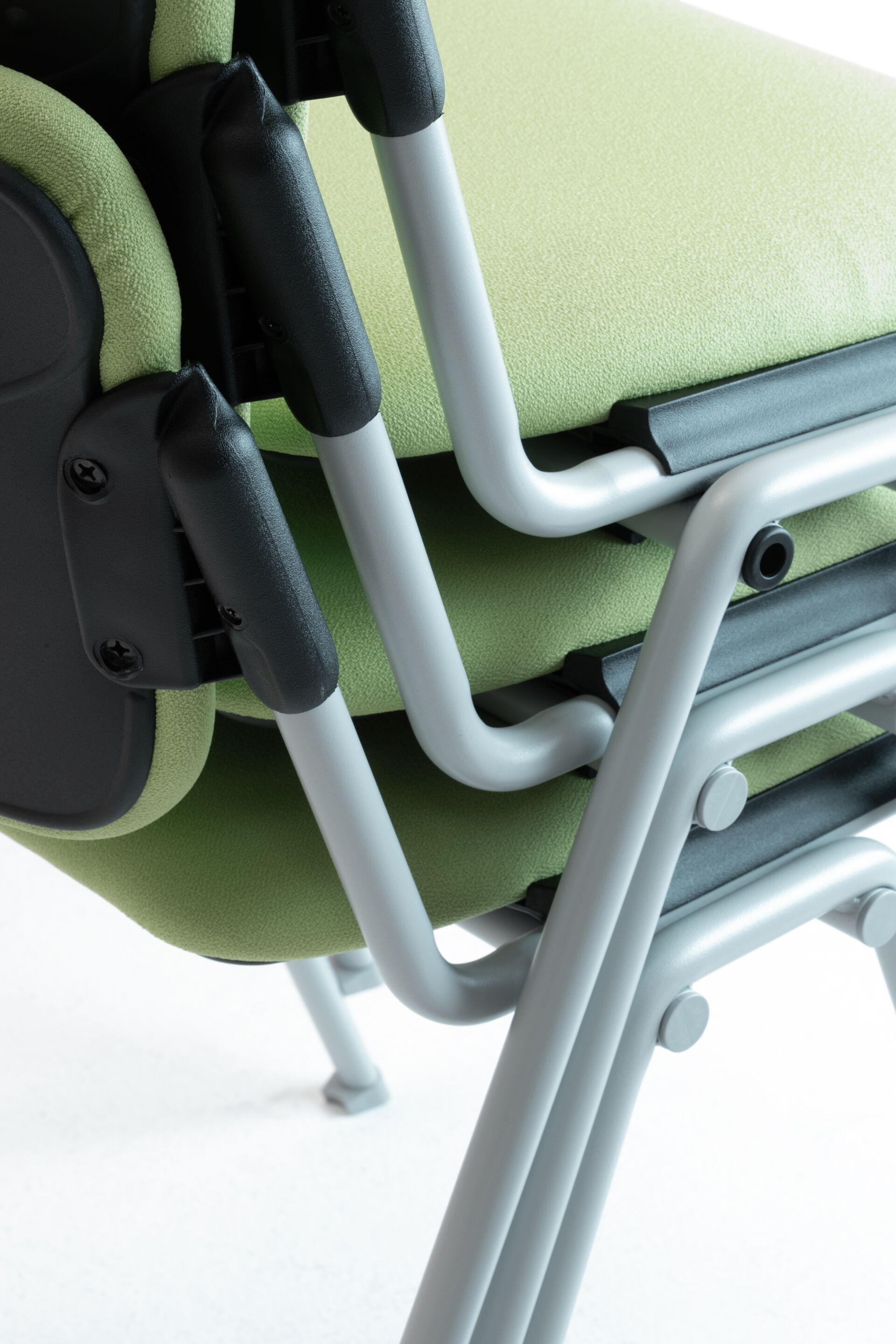 Штабелируемый стул из стали и ткани Leyform ARCH-00084675 - Вид №5