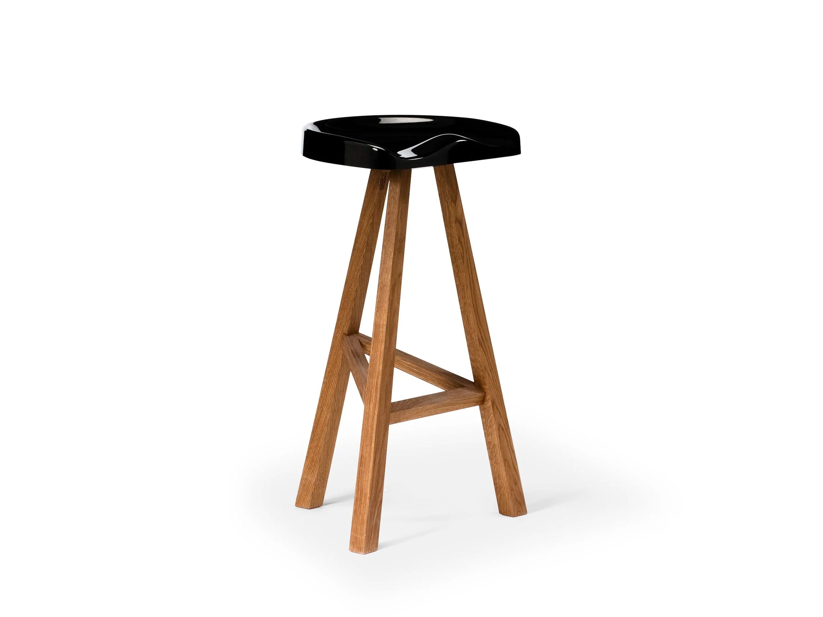 Высокий стул из дуба и акрила Established&Sons Heidi ARCH-00030098