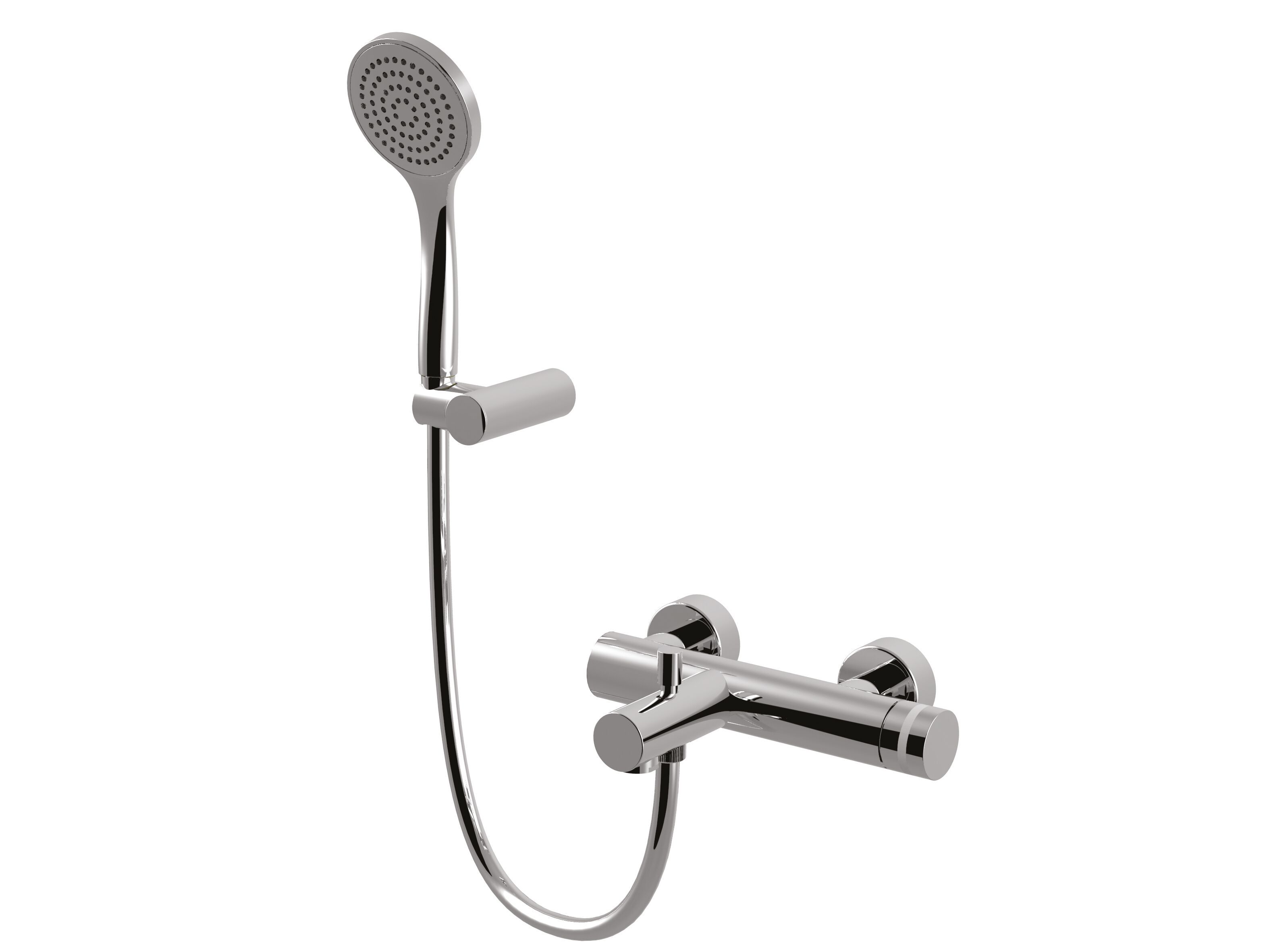 Настенный смеситель для ванны с ручным душем Rubinetteria Giulini MyRing ARCH-00057221