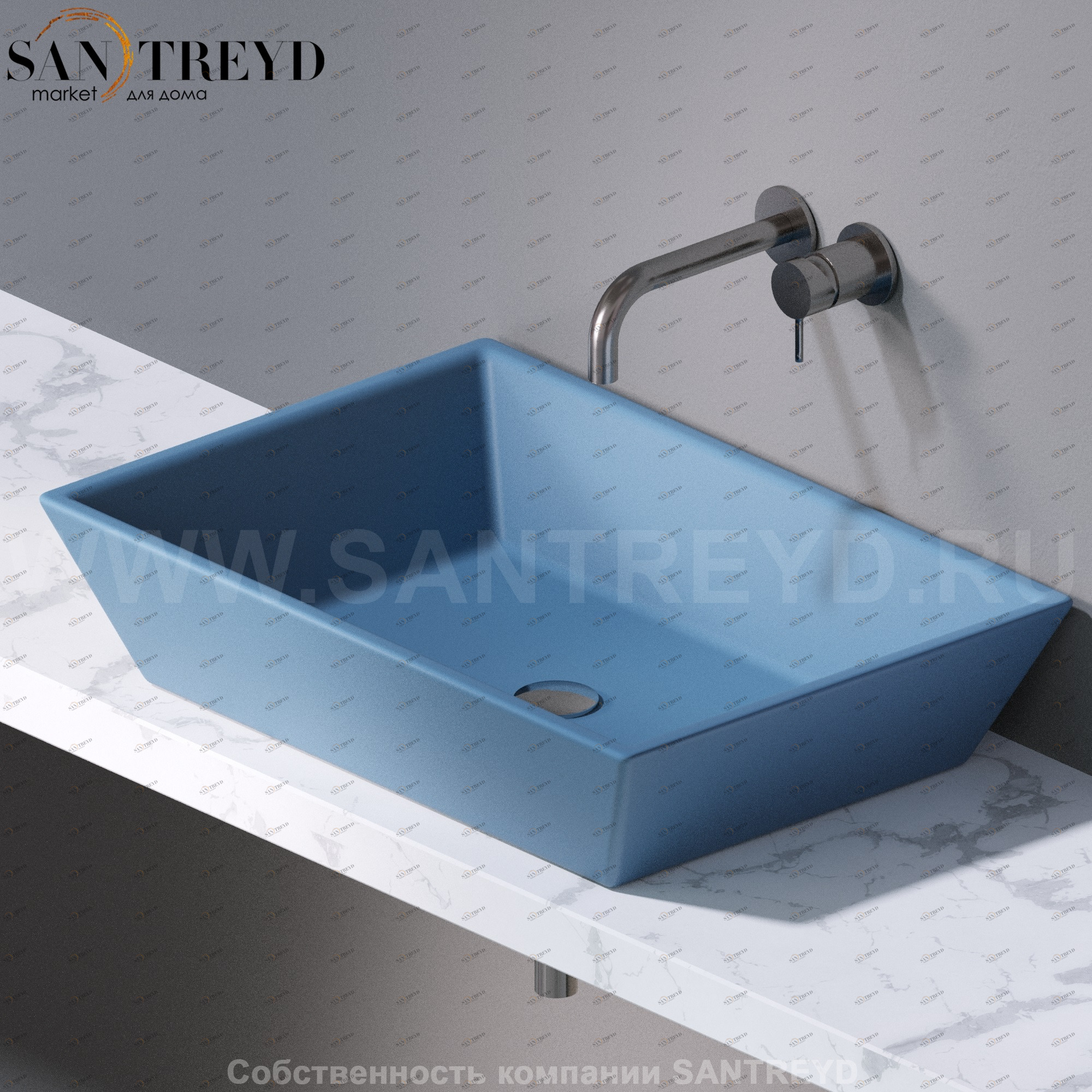 L292141 Накладная раковина на столешницу  прямоугольная A. e T. Italia PRISMA AeT ITALIA