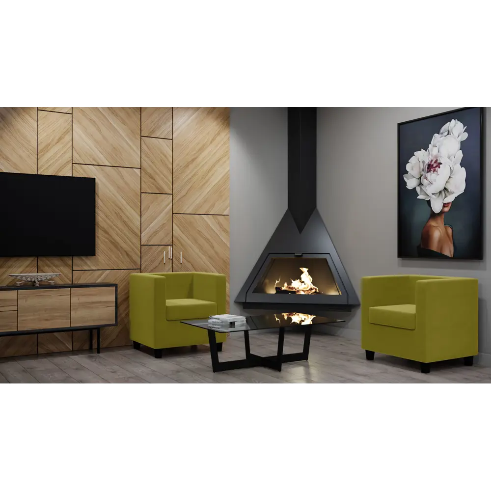 Кресло полиэстер Seasons Корса 73x65x73 см цвет желтый 85151538 STLM-2027015  - Вид №4