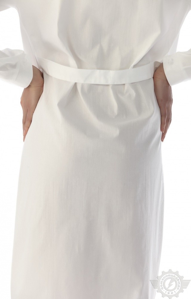 61685 Халат женский белый  Медицинская одежда  размер 40-42/146-152 Спецодежда  - Вид №5