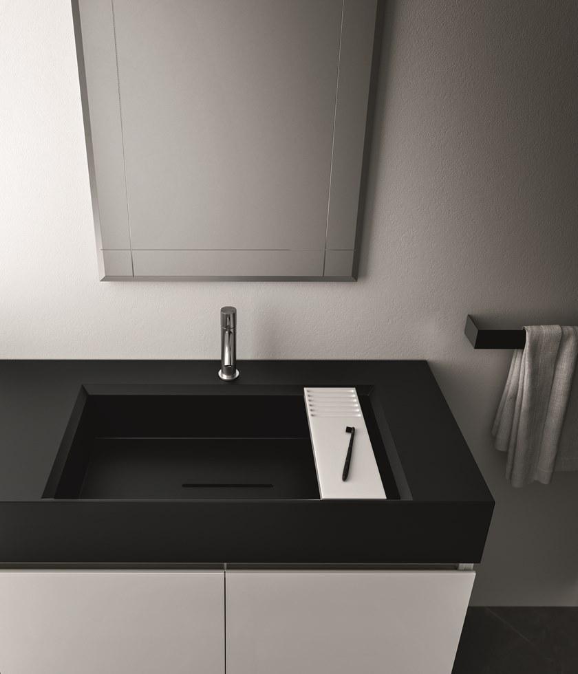 Cerasa Подвесная тумба под умывальник из ламината с зеркалом Nerolab sun-id-1346621 - Вид №2