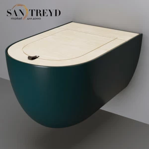 THV00142 Подвесной унитаз настенный Зеленый ArtCeram TheOne Италия