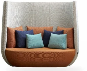 ROSSIN 2-х местный тканевый диван с высокой спинкой Nido