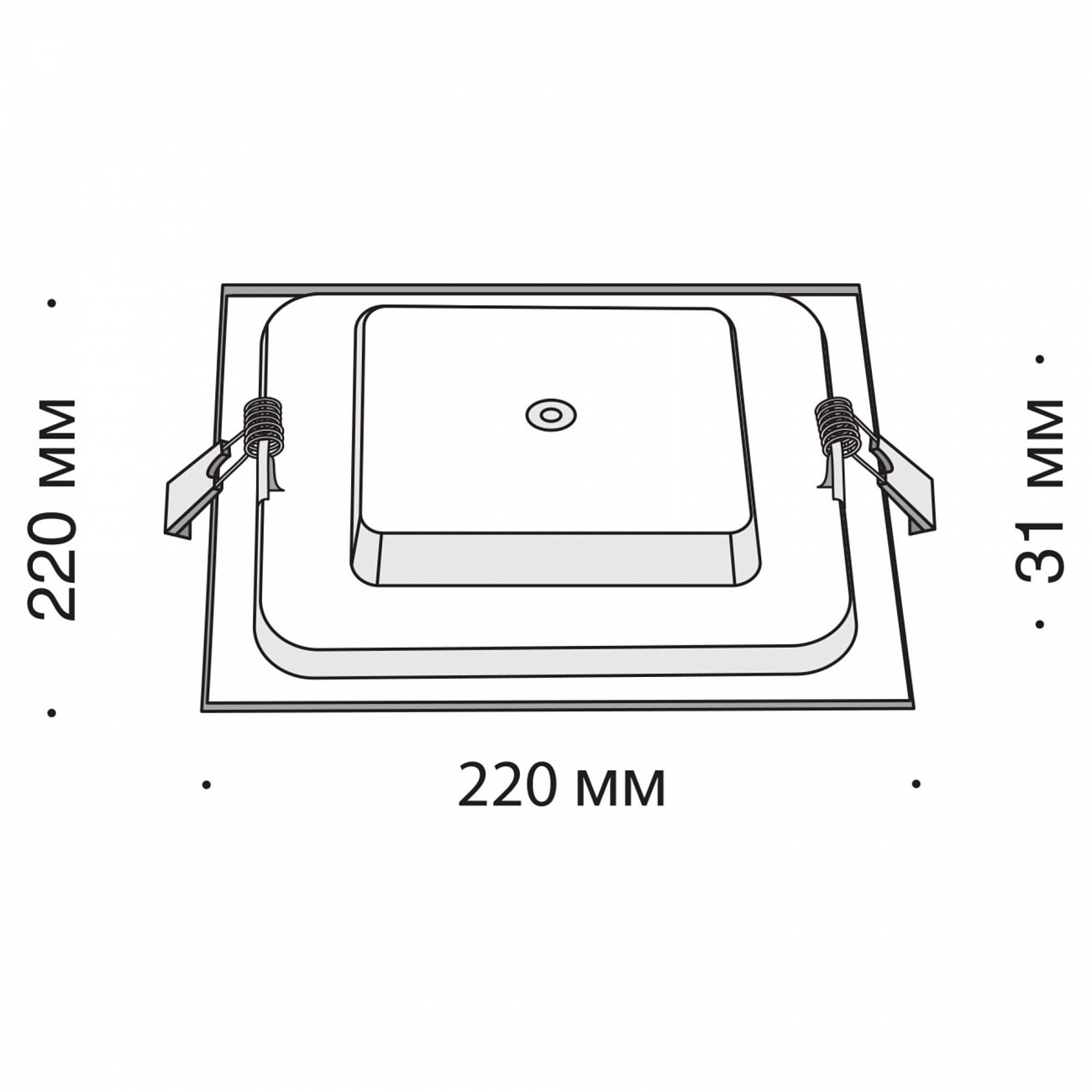 Встраиваемый спот белый Technical Stockton DL022 TECHNICAL DOWNLIGHT 00-3957178 Белый  - Вид №3
