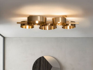 Окрашенный металлический светодиодный потолочный светильник